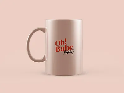 Oh!Babe Mugshot beauty beautybrand beautylogo beautysalon brand clean logo cleandesign minimal modernbrand retrologo salon logo