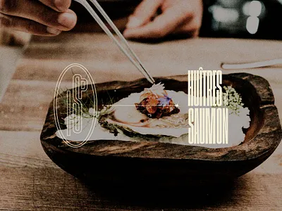 Unused logo - HSP art direction condensed design fish graphisme idea identity logo logotype monogram oyster restaurant restaurant branding salmon sans serif type unused unused concept work