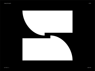 Letter S - Experimental 36daysoftype experiment experimental flat icon letter letter s letter s logo s letter logo symbol type design typeface typography