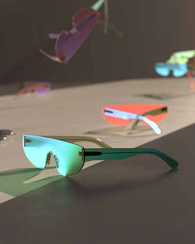 Eyewear concept 3d 3ddesign c4d cgi cinema4d redshift render