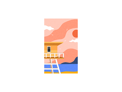 Paper beach abstract adobe illustrator adobe photoshop app art design digital dribbble graphic design home icon illustration inspiration instagram interface summer travel uxui vector