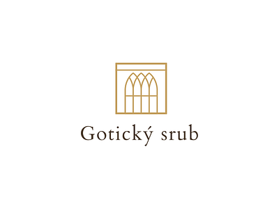 Goticky srub gothic line lines monoline simplicity