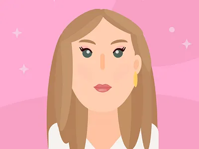 Woman Vector Portrait affinity art affinity vector flat art flat design flat vector illustrator portrait portrait drawing vector illustration vector portrait