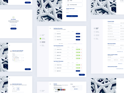 Vendor Onboarding Journey dashboard login onboarding ux