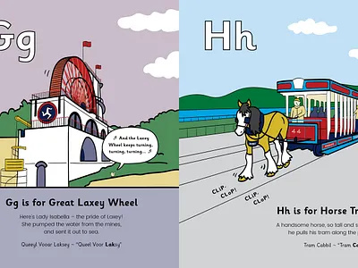 M is for Manx Cat cartoon childrens book childrens illustration colouring book isle of man manx products