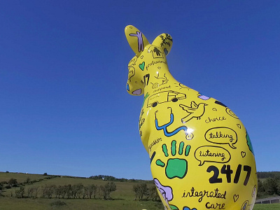 Wild in Art: Wallabies Gone Wild isle of man public art sculpture sculpture illustration wallaby