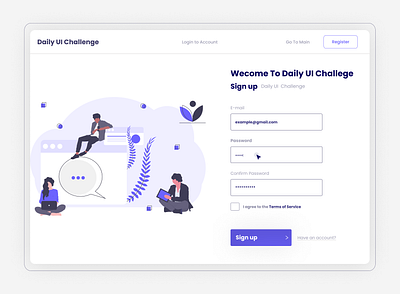 DAILY UI CHALLENGE 01 design illustration ux