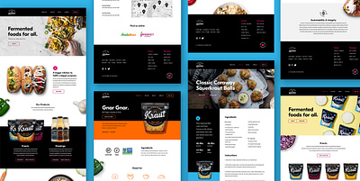 Cleveland Kitchen Web Design cpg ecommerce food food and beverage food and beverage design food website kraut web design website