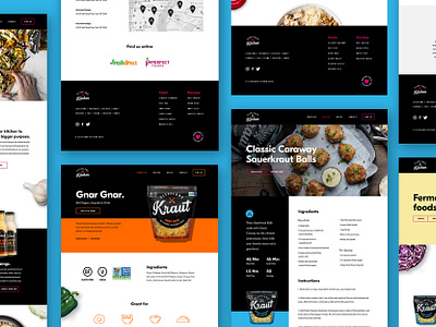 Cleveland Kitchen Web Design cpg ecommerce food food and beverage food and beverage design food website kraut web design website