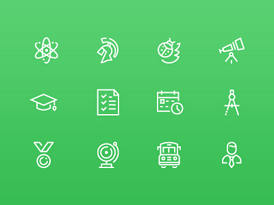 Education pictograms collection design education icon learning line linear pictogram school studying style vector