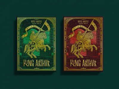 King Arthur branding character characterdesign drawing flag graphic illustration king king arthur lettering retro swords texture typography vector