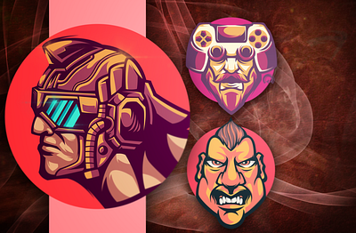 logo designs brand branding designs esports fire flame games illustration logo skull sports