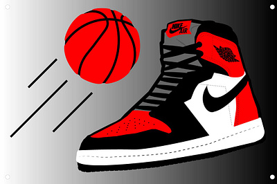 Air Jordan design illustration vector