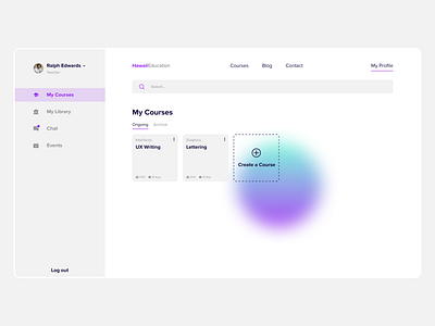 Hawaii Education: Education platform classes courses dashboad e learning edtech education interface interface design product design teaching training user interface visual identity web design website