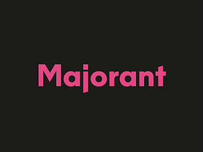 Majorant branding graphic design logo motion graphics