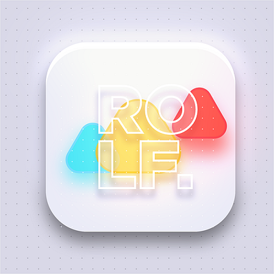 NLP - ROLF Icon color glow icon logo tone