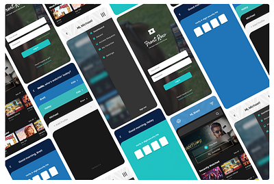 Front Row UX/UI graphic design mobile product design ui ux