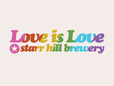 Love is Love beer branding design graphic design illustration logo vector