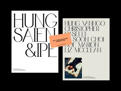 'So It Goes' Magazine Typography Explorations branding clean design grid layout minimal typography website whitespace