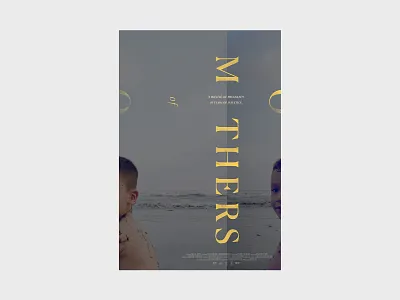 MOTHERS OF 16mm child design documentary elsalvador film grain mothers ocean poster posterdesign roughtype typogaphy