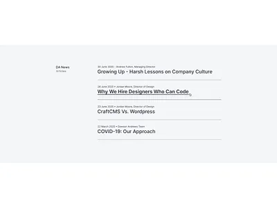 Dawson Andrews News design interface ui ui design