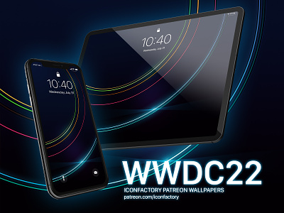 WWDC22 Wallpaper apple dark mode dave brasgalla developer iconfactory ios ipad iphone patreon wallpaper wwdc