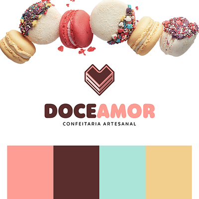 Doce Amor - Visual Identity brand design cake logo logo logo design logotype visual identity