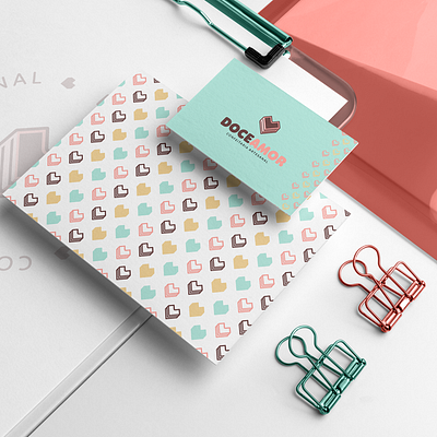 Doce Amor - Visual Identity brand design branding cake logo design illustration logo logo design logotype minimal visual identity