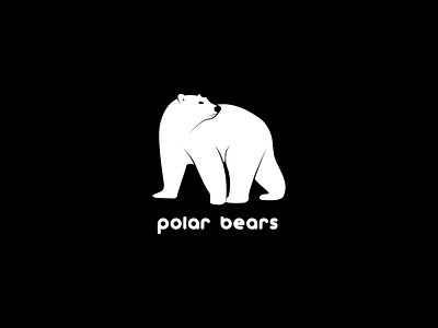 Polar Bears affinity designer animal animal logo animals animals logo clean clean logo logo minimal minimalism minimalist minimalist logo minimalistic polar bear polar bears polarbear siluet vector white white logo