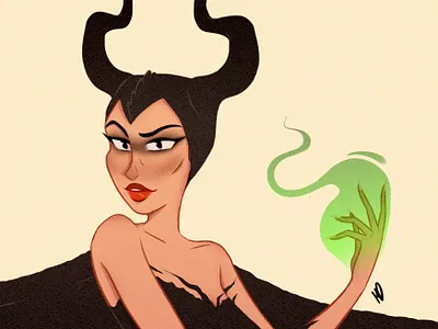 Maleficent animation art artist artwork character characterdesign childrenillustration design disney doodle illustration