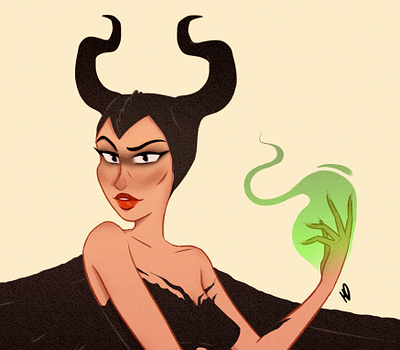Maleficent animation art artist artwork character characterdesign childrenillustration design disney doodle illustration