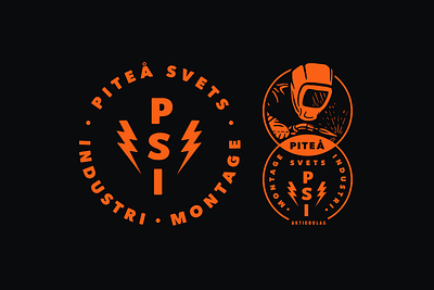 Piteå Svets Industri & Montage - Branding brand identity branding growcas growcase identity industrial logo logo design logotype piteå svets industri montage weld welding
