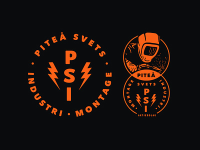 Piteå Svets Industri & Montage - Branding brand identity branding growcas growcase identity industrial logo logo design logotype piteå svets industri montage weld welding