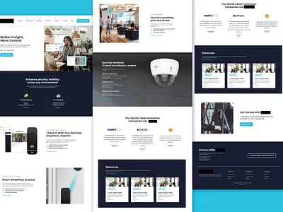 Website Redesign for Security Systems