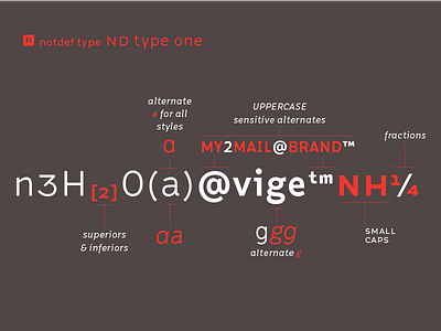 nd type one design font font family sans sans serif sanserif type design typedesign typeface typography