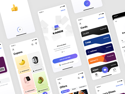 KARDZ | Your digital wallet solution cards ui cupon ios offer scan wallet