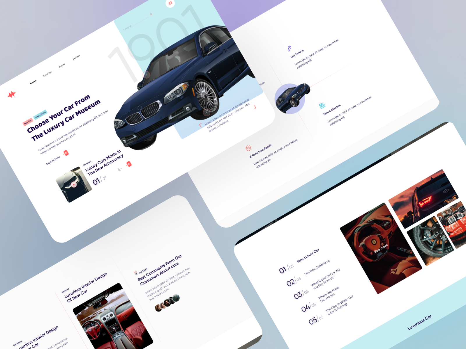 Car Landing page design by Aminul - UX/UI Designer for Troikagency - UX ...