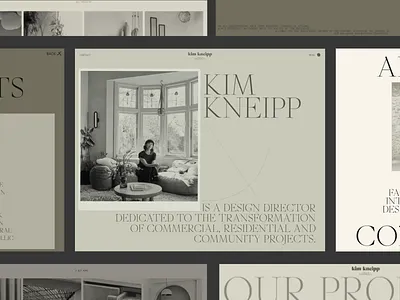 Kim Kneipp About Page about folio grid synchronized ui ux video website zhenyary