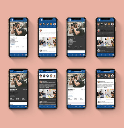 LinkedIn UI Update android brand clean design interaction ios layout minimal strategy ui ux visual