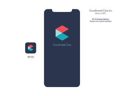 Coordinated Care rebrand concept branding design graphic design illustrator logo vector