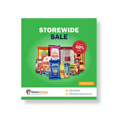 Banner design advertising banner banner ad banners branding design grocery grocery store illustration