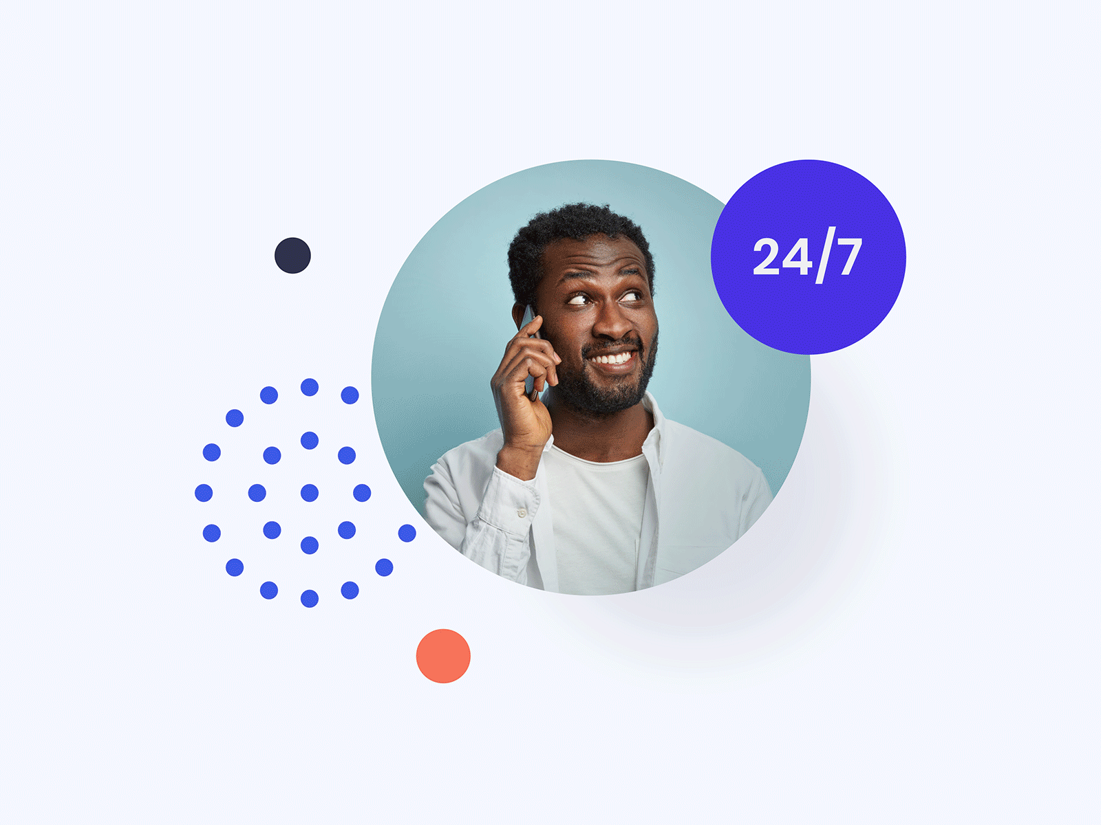 Voice-based conversational AI assets branding illustration web