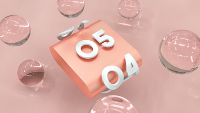 C4D | PINK - CRYSTAL 3d canada cinema4d designer rendering saigon toronto vietnam