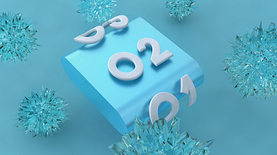 C4D | BLUE - ICE 3d art canada cinema4d designer rendering saigon toronto vietnam