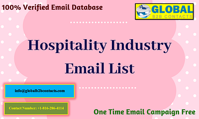 Hospitality Industry Email List