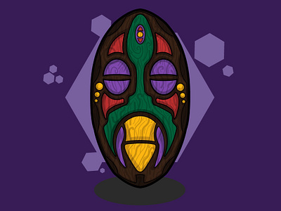 African Tribal Mask africa art branding creative design graphicdesign illustration logo mask