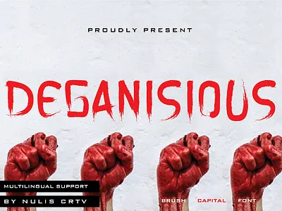 DEGANISIOUS branding brushes concept font font design fonts halloween horror illustration movie postter scary typography ui vector