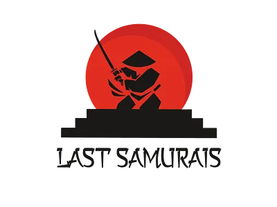 Last Samurais design font design illustration japan katana logo logo design logodesign procreate samurai style