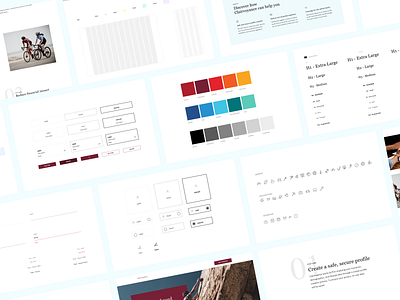 Insurance Tool - Design System calculator design system elements insurance product design ui