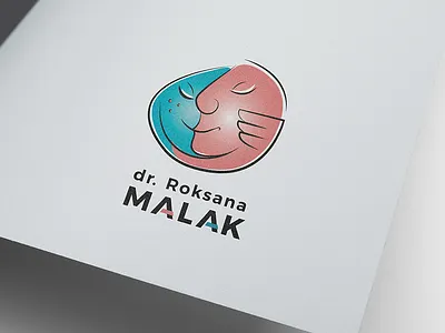 Roksana Malak logo branding design graphic illustration logo vector